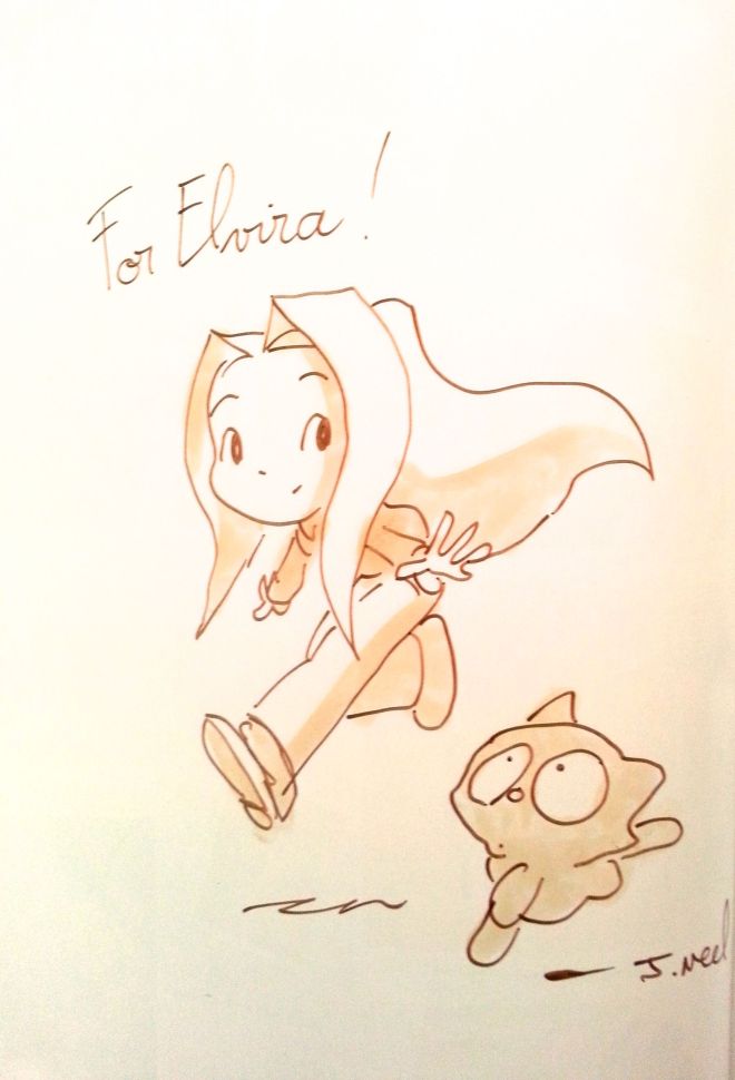 Värsta autografen, färglagd bild! lou